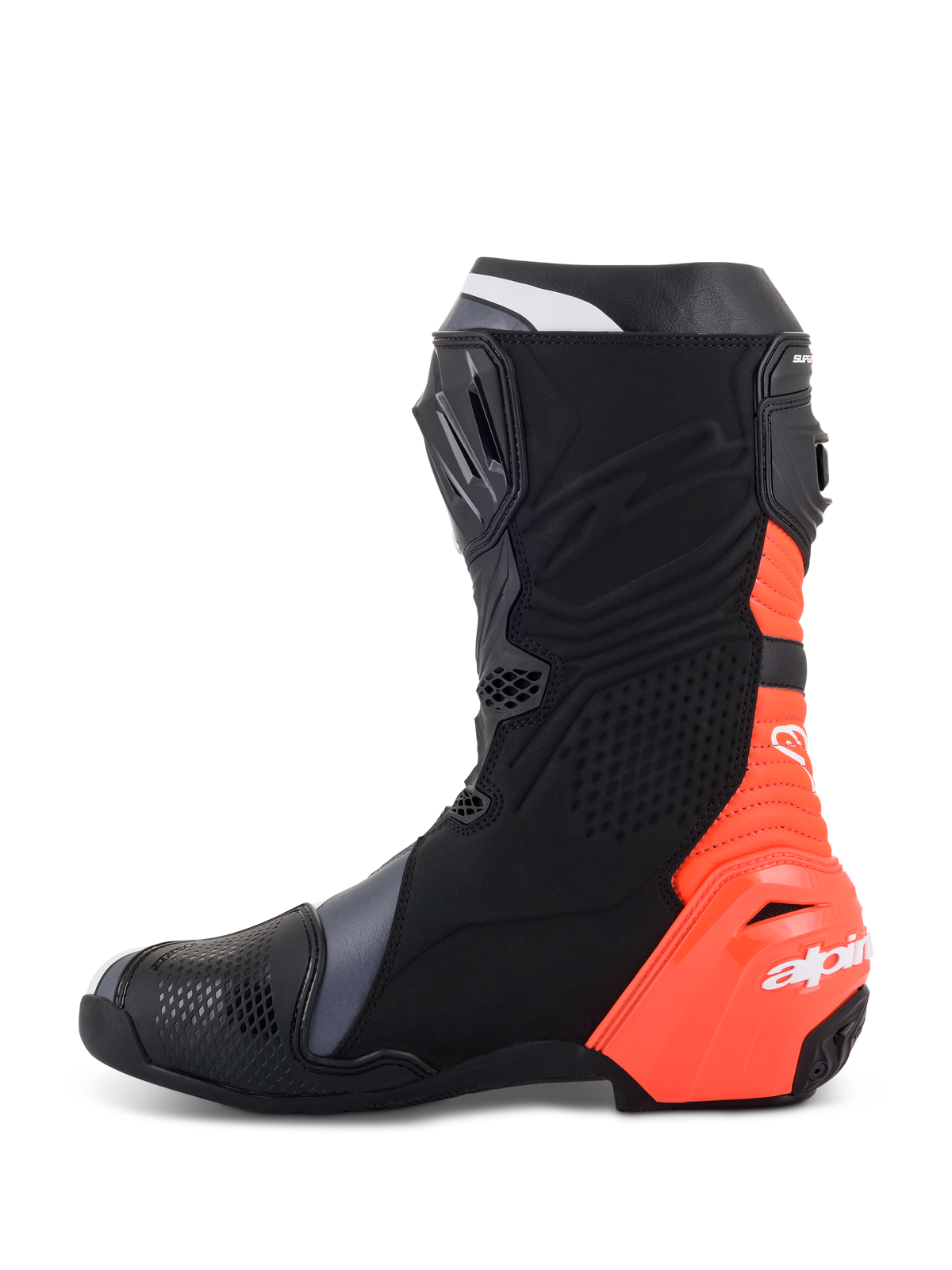 BOTAS SUPERTECH R NEGRA BLANCO ROJO
