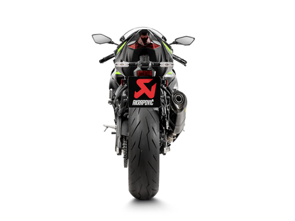 ESCAPE SLIP-ON AKRAPOVIC CARBONO CON PROTECTOR KAWASAKI ZX6R 2013-2026