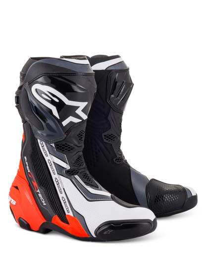 BOTAS SUPERTECH R NEGRA BLANCO ROJO