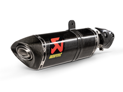 ESCAPE SLIP-ON AKRAPOVIC CARBONO CON PROTECTOR KAWASAKI ZX6R 2013-2026