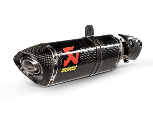 ESCAPE SLIP-ON AKRAPOVIC CARBONO CON PROTECTOR KAWASAKI ZX6R 2013-2026