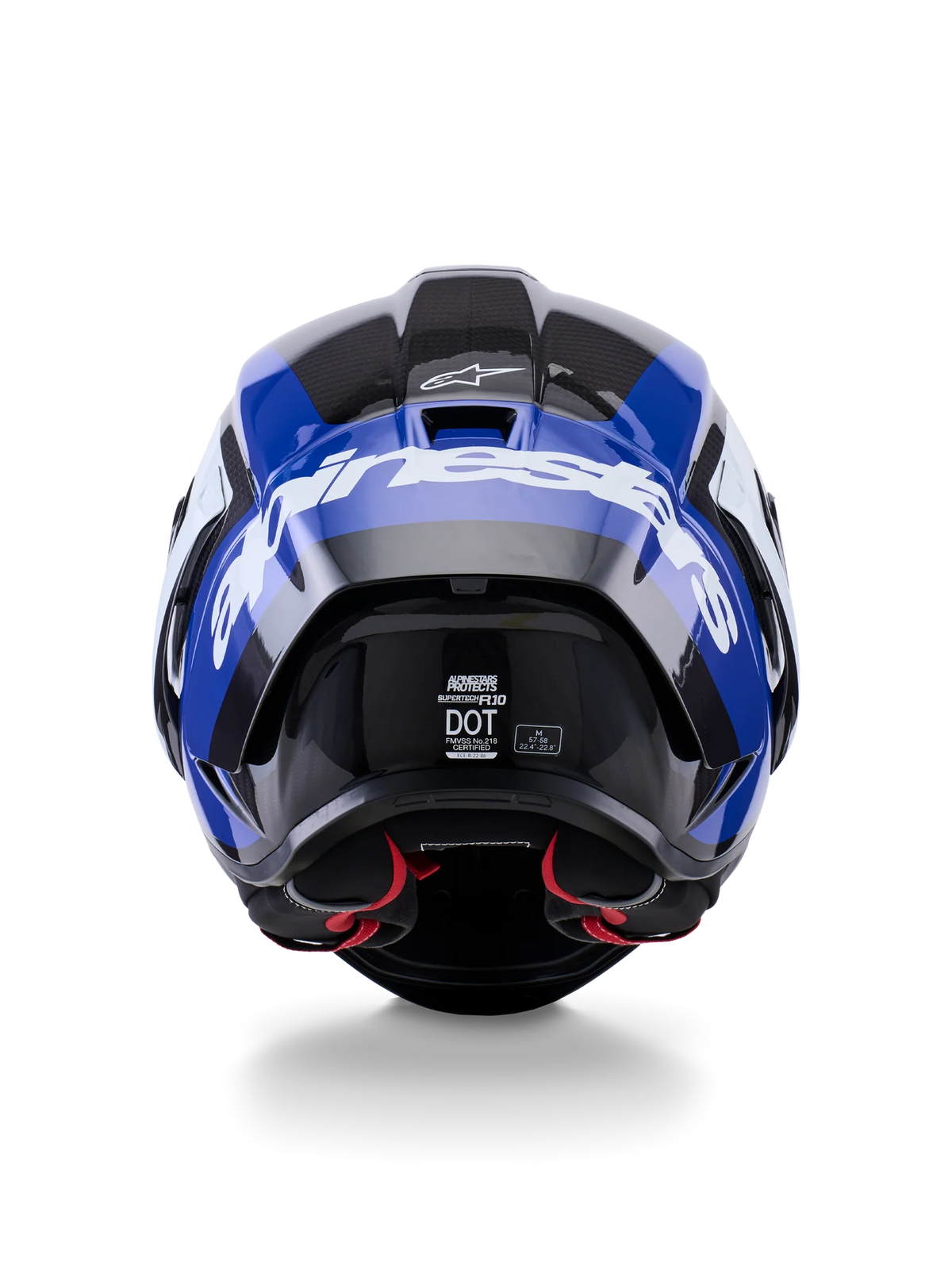 CASCO SUPERTECH R10 ARIUS AZUL BLANCO