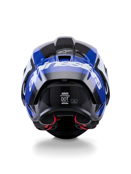 CASCO SUPERTECH R10 ARIUS AZUL BLANCO