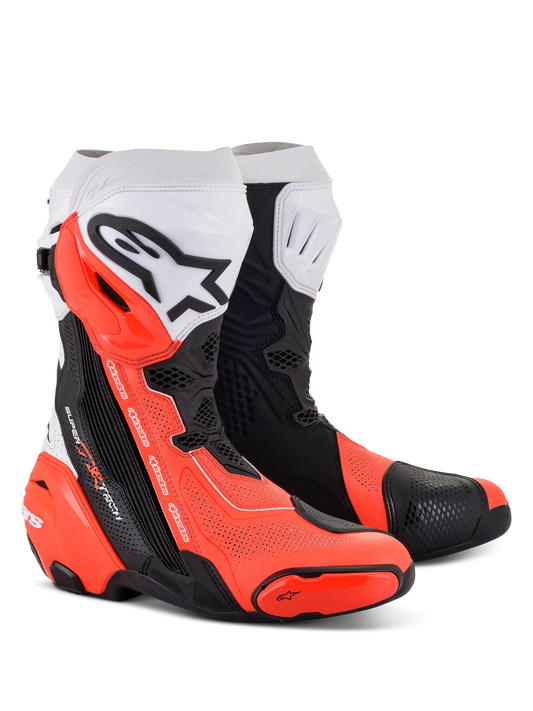 BOTAS SUPERTECH R ROJO FLUOR BLANCO
