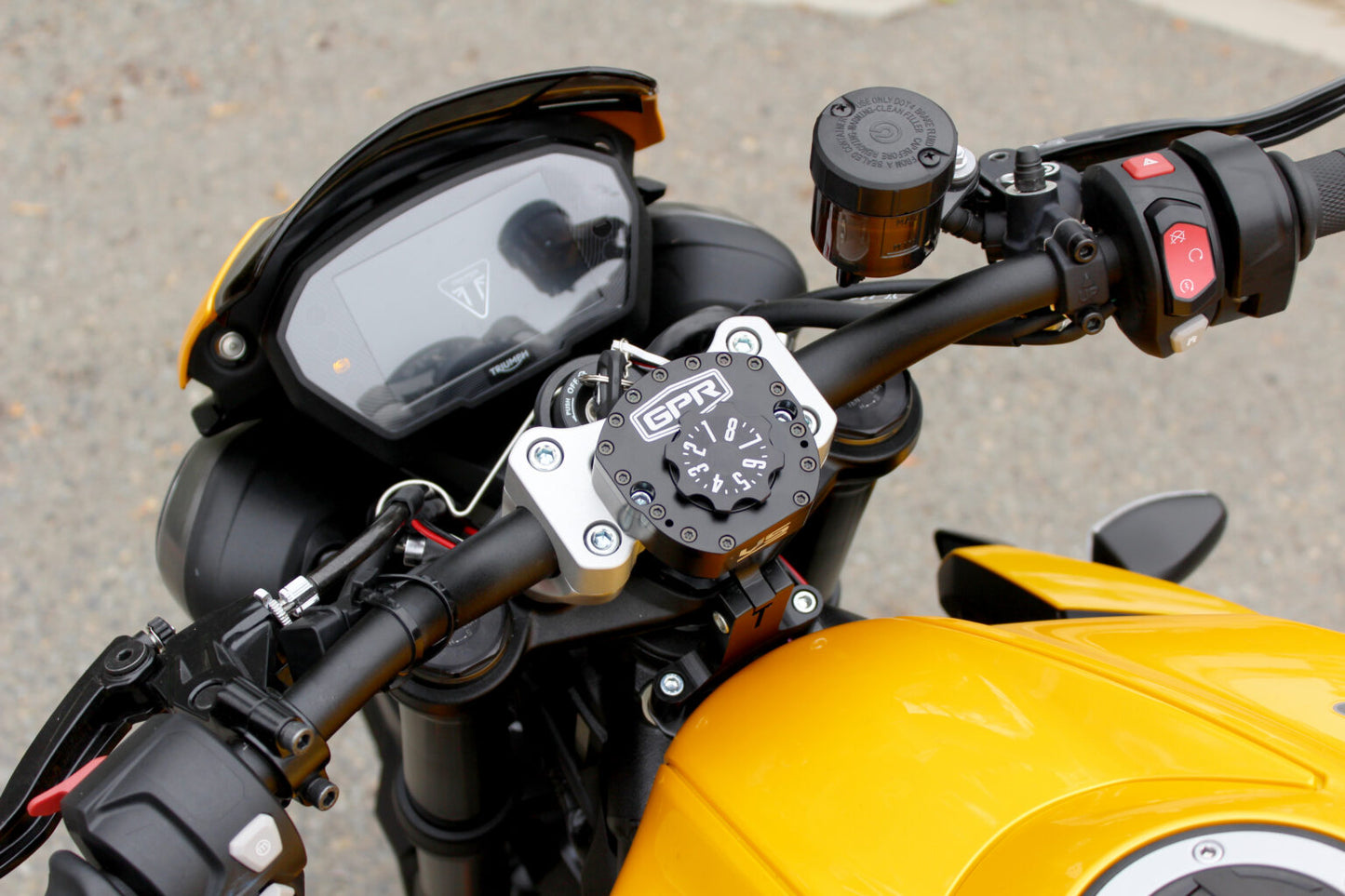 AMORTIGUADOR DIRECCION V5 TRIUMPH STREET TRIPLE R/RS 2023-2026
