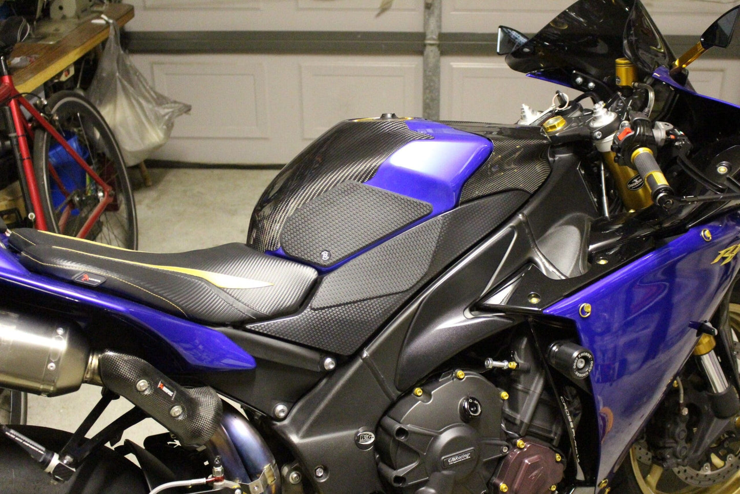 TANKGRIPS SNAKE SKIN YAMAHA R1/R1M