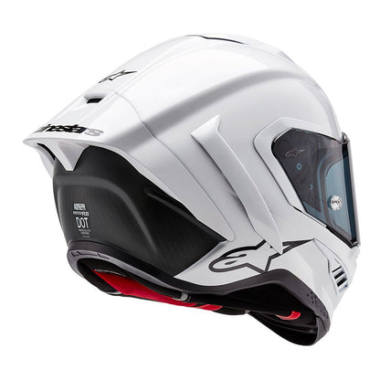 CASCO SUPERTECH R10 SOLID CARBONO BLANCO